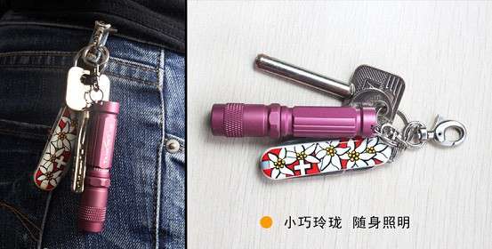 TANK007 EDC、迷你LED手電筒